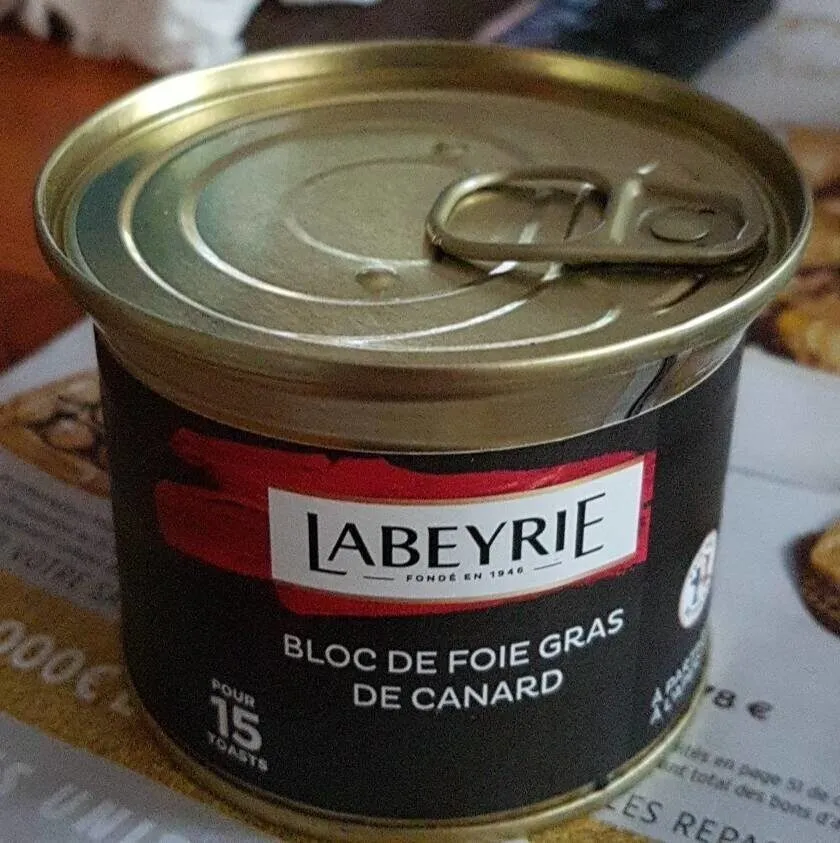 Bloc de foie gras de canard
