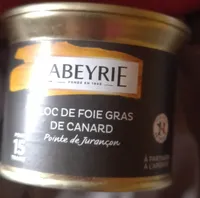 Bloc de fois gras de canard