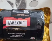 Bloc de foie gras de canard avec morceaux