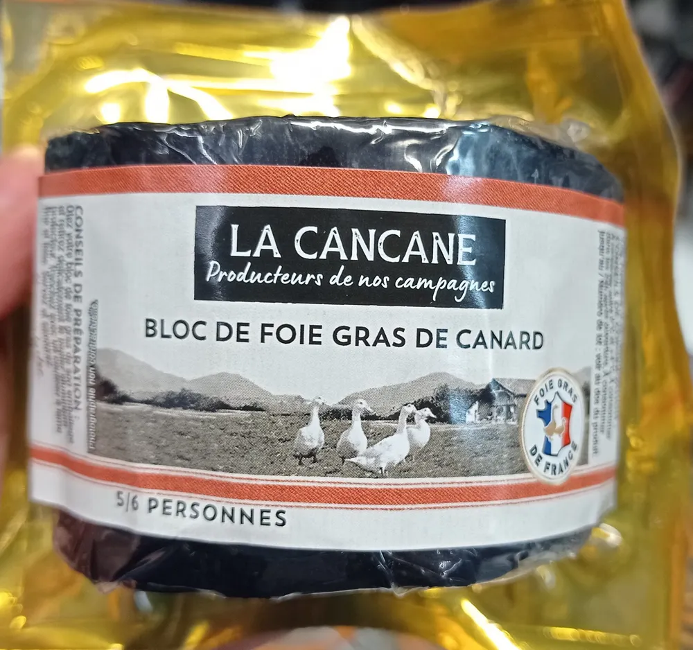 Bloc de foie gras de canard