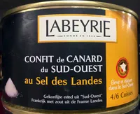 Confit de canard du Sud-Ouest au sel des Landes