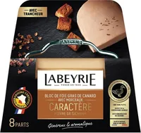 Bloc de foie gras de canard avec morceaux caractère