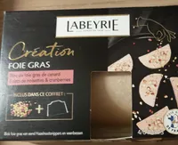 Création FOIE GRAS Bloc de foie gras de canard Éclats de noisettes & cranberries