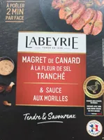Magret de canard à la fleur de sel & sauce morilles