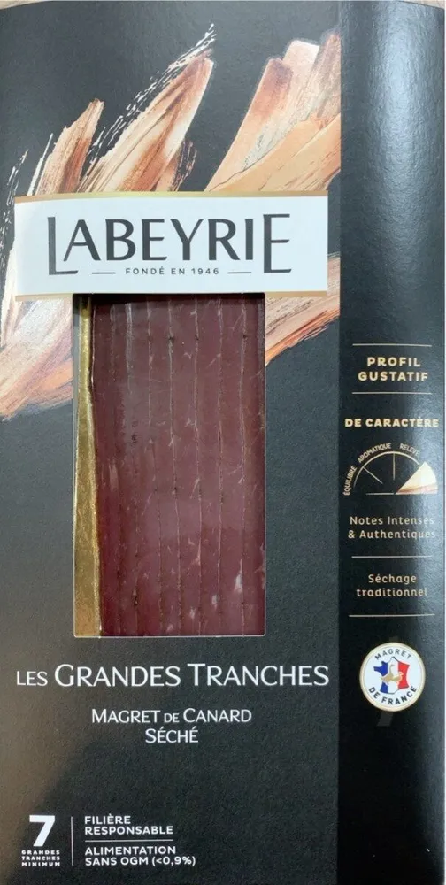 Les Grandes Tranches Magret de Canard Séché