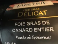 Foie Gras de Canard entier, pointe de Sauternes