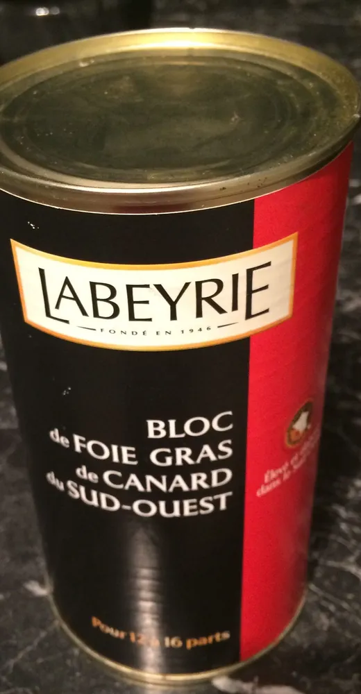 Bloc de foie gras de canard du Sud-Ouest