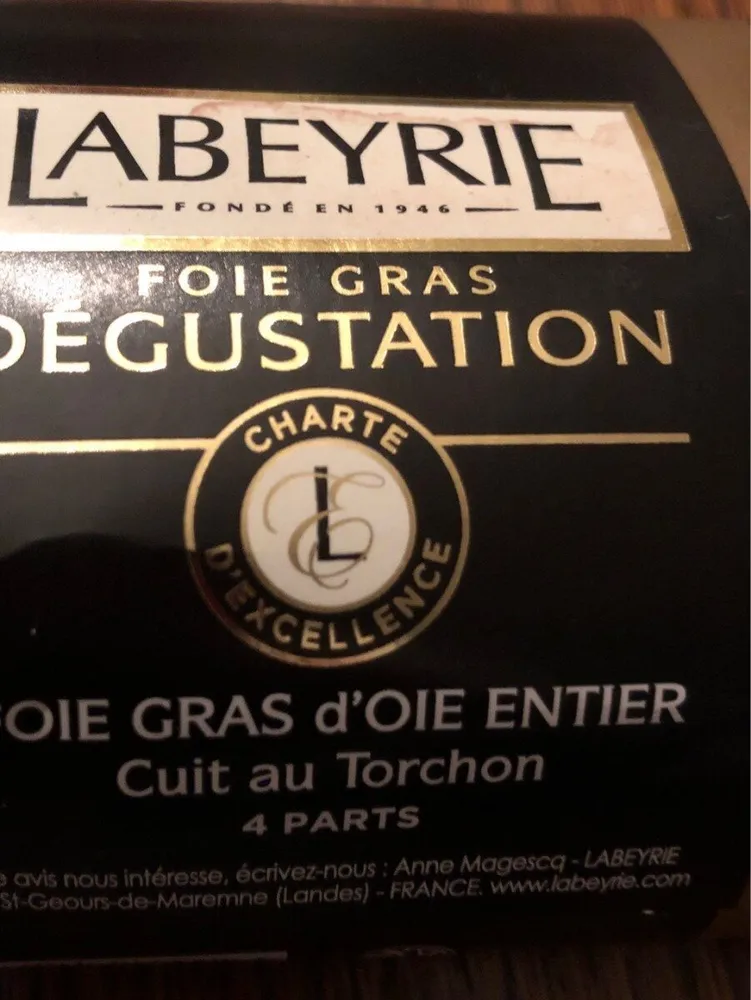 Foie gras d oie entier