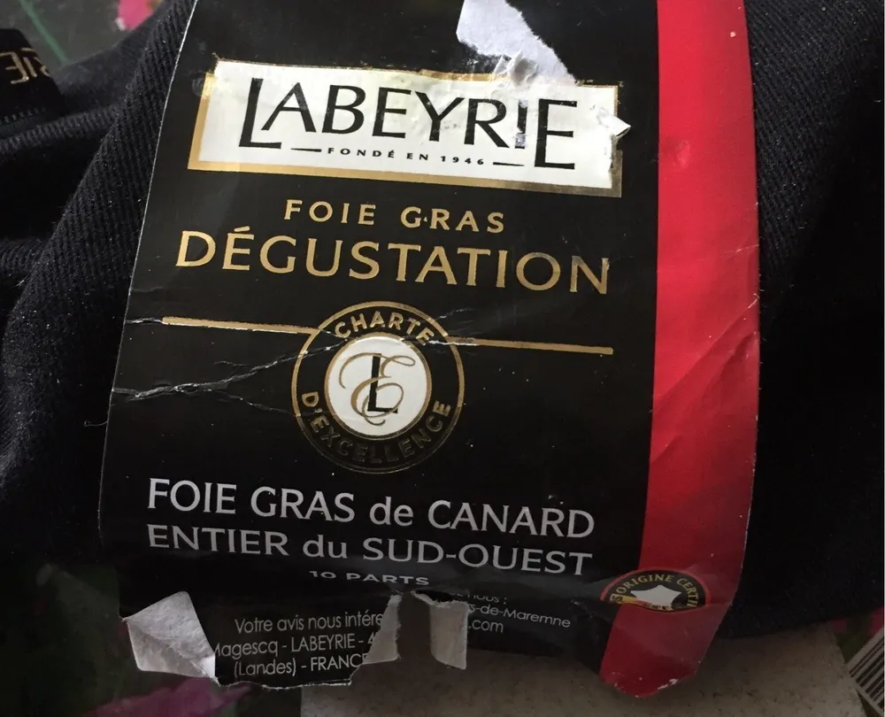 Foie gras de canard entier