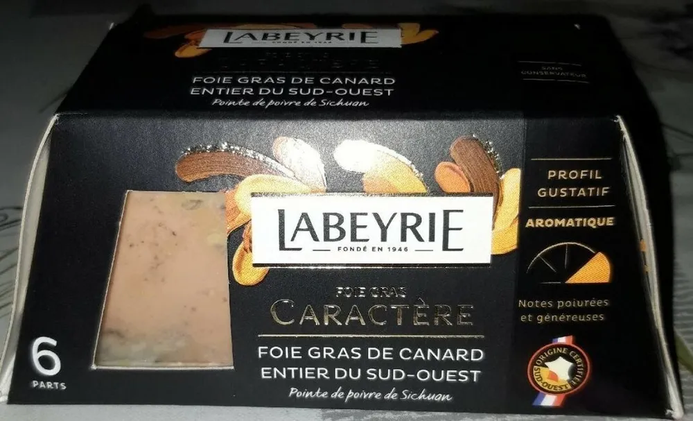 Foie gras caractère