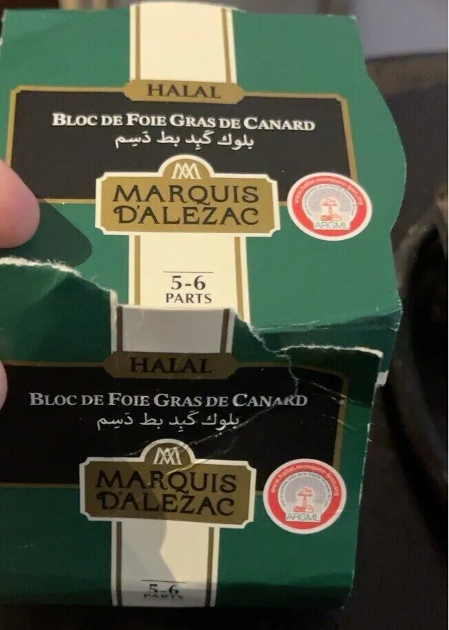 Bloc de foie gras de canard