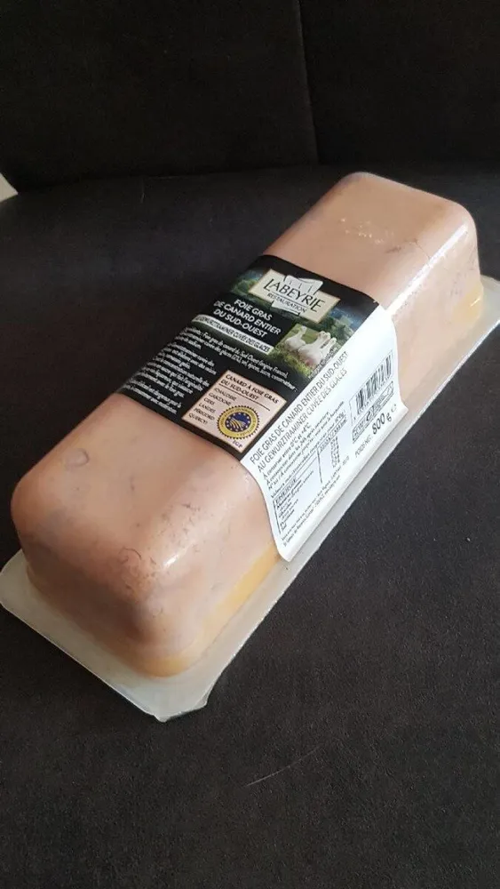 Foie gras de canard entier du sud ouest