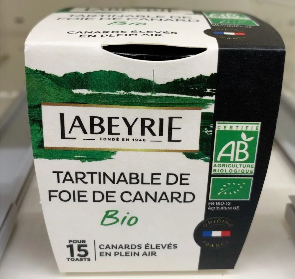 Tartinable de foie de canard