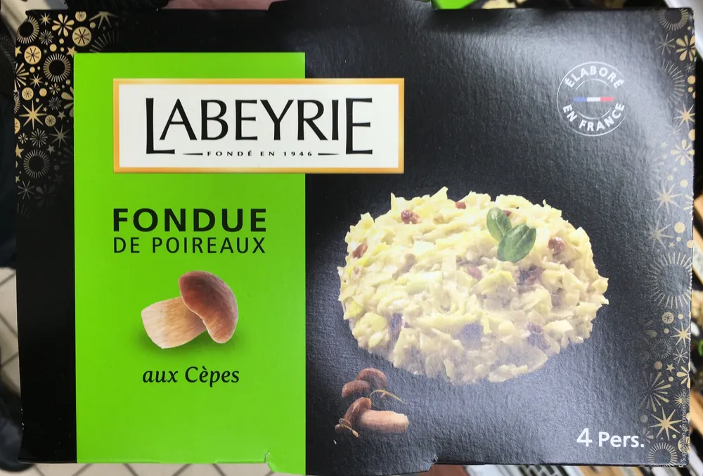 Fondue de Poireaux aux Cèpes