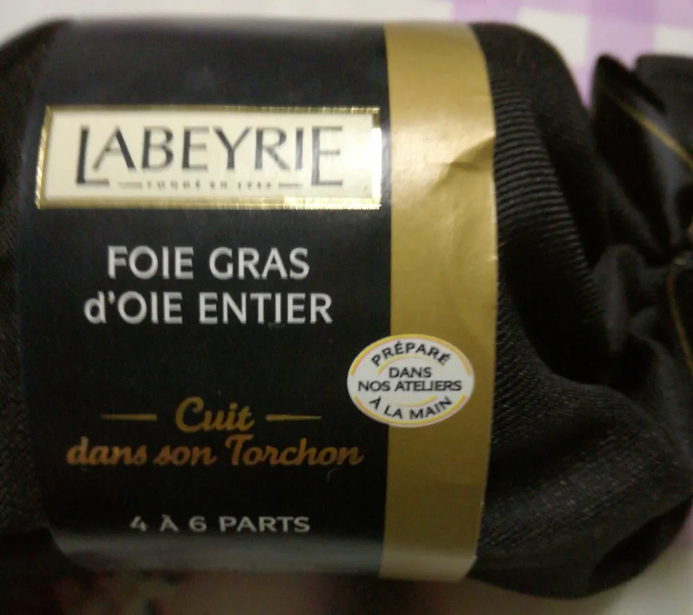 Foie Gras d'Oie Entier Cuit au Torchon
