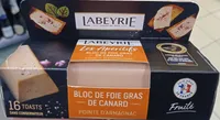 Bloc de foie gras de canard pointe d'Armagnac