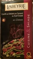 Gésiers de canard Emincés confits