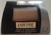 Bloc de Foie Gras d'Oie avec Morceaux a la Truffe