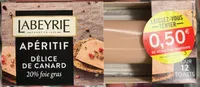 Apéritif Délice de Canard 20% Foie Gras
