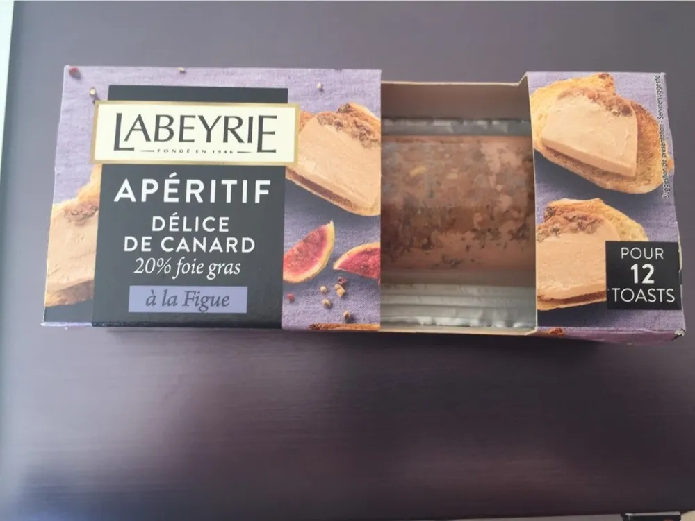 Délice de canard 20% de foie gras et figues