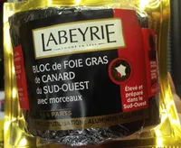 Bloc de foie gras de canard du Sud-Ouest avec morceaux