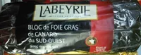 Bloc de foie gras de canard du Sud-Ouest avec morceaux