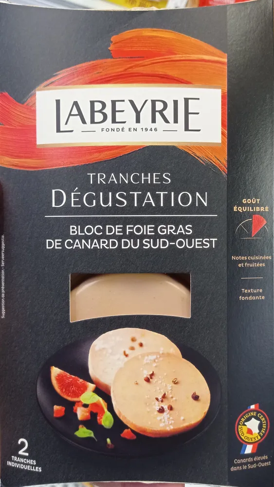 Le Duo bloc de foie gras de canard du Sud-Ouest