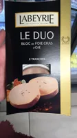 Le duo-bloc de foie gras d'oie