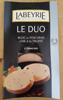 Le duo. Bloc de foie gras d'oie à la truffe