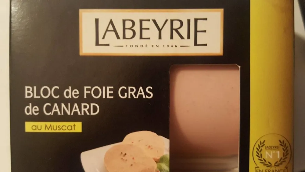 Bloc de foie gras de canard au muscat