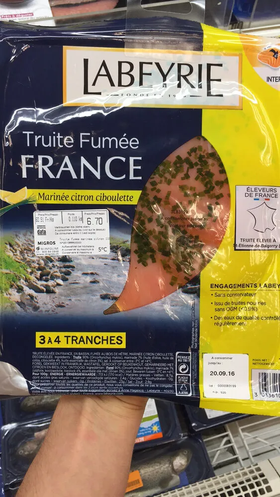 Truite Fumée FRANCE