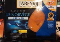 Saumon fumé Norvège -25% sel