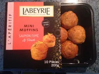 Mini muffins saumon fumé et aneth