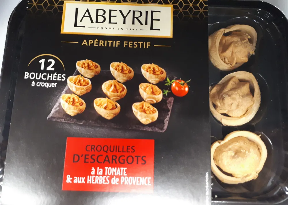 Croquilles d'escargots à la tomate et aux herbes de Provence
