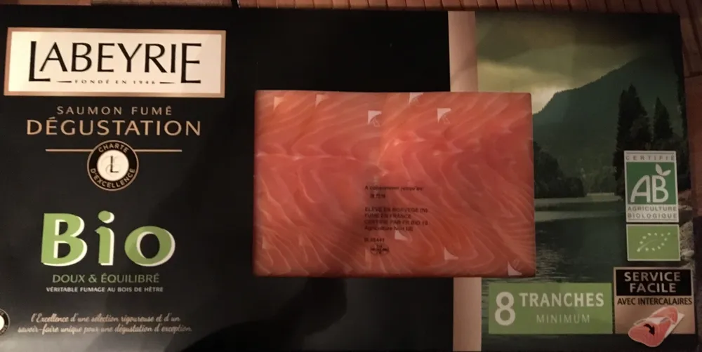 Saumon fumé Dégustation Bio