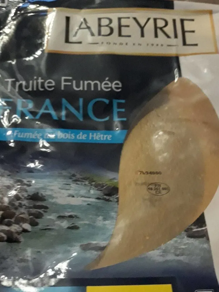 Truite fumée de France