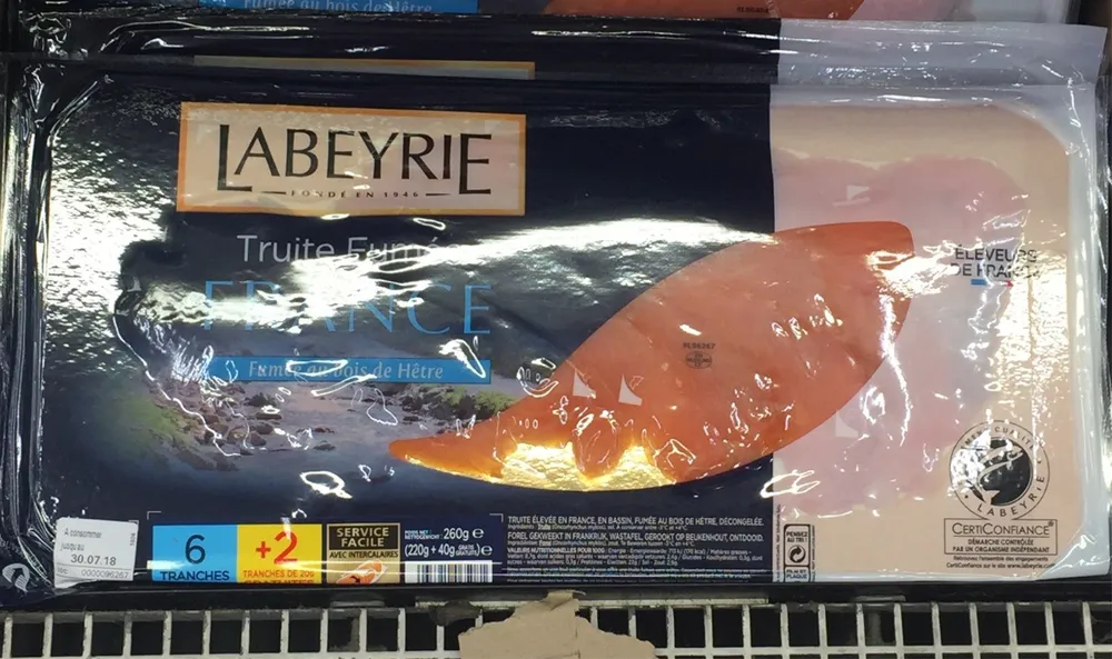 Truite Fumée France