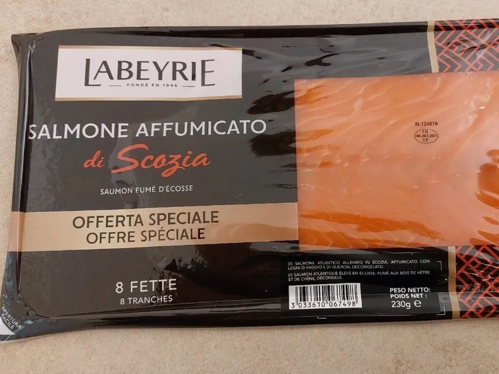 Salmone affumicato di scozia