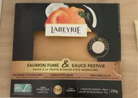 Saumon fumé et sauce a la truffe blanche