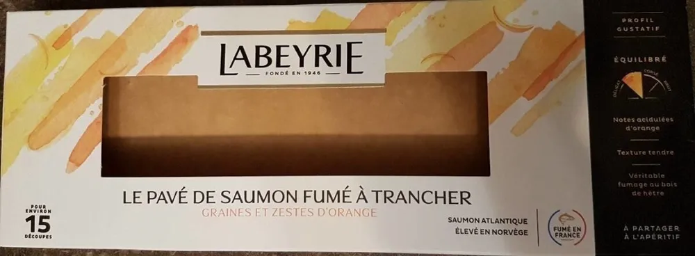 Le Pavé de saumon fumé à trancher