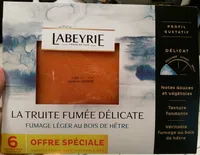 Truite fumée délicate