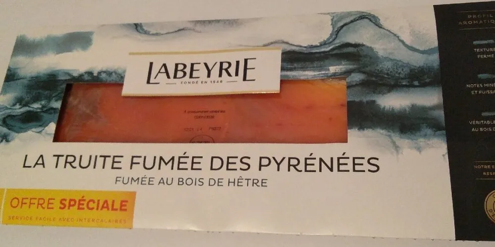 La truite fumée des Pyrénées