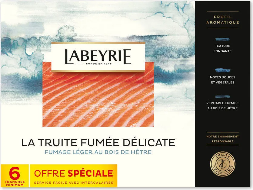 TRUITE DE MER FUMAGE LÉGER AU BOIS DE HÊTRE