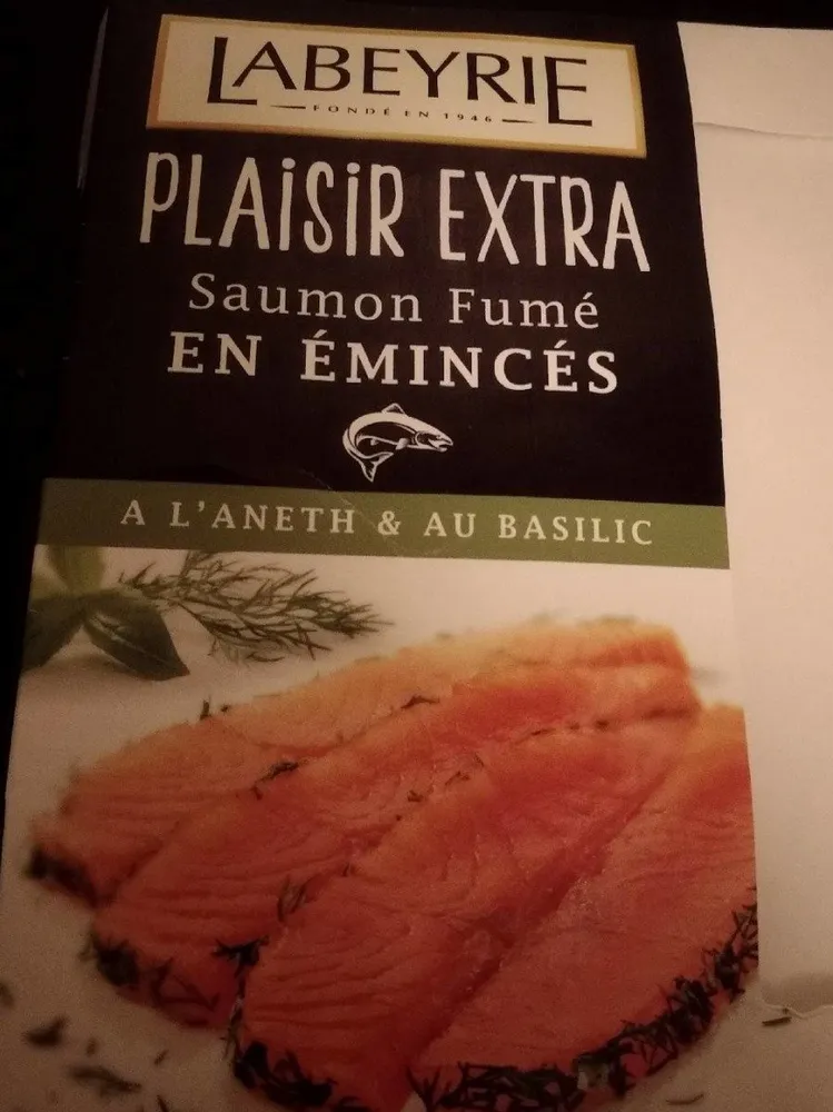 Saumon fumé en émincés