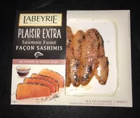 Plaisir Extra Saumon Fumé Façon Sashimis au Pavot