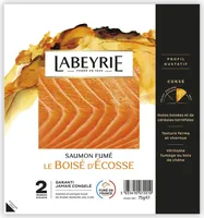SAUMON ATLANTIQUE D'ECOSSE FUME 2 TRANCHES