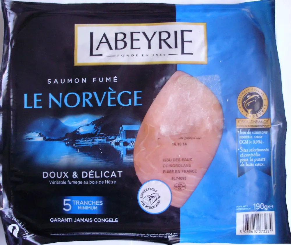 Saumon fumé Le Norvège - Doux & Délicat