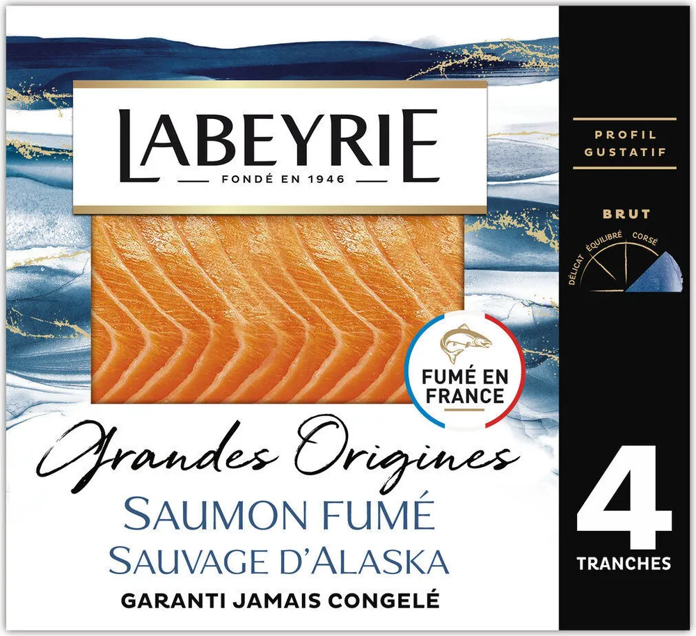 SAUMON SAUVAGE D'ALASKA FUME