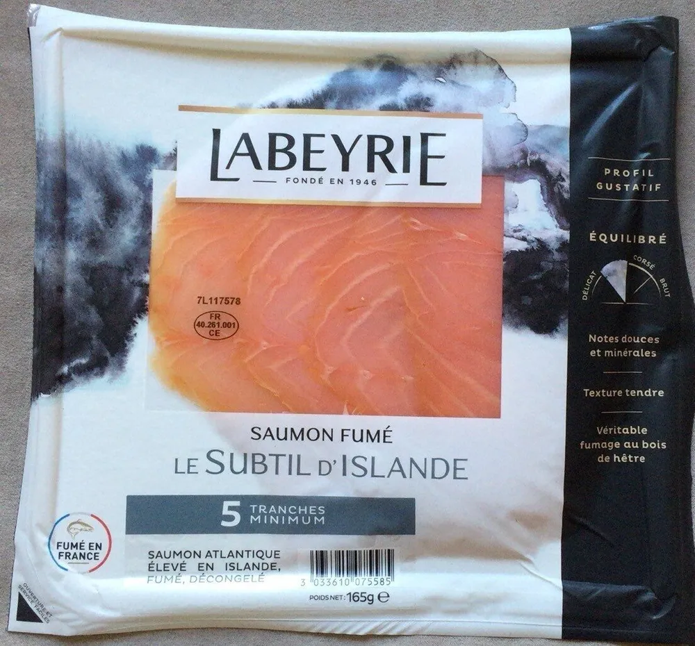 Saumon fumé Le subtil d’Islande