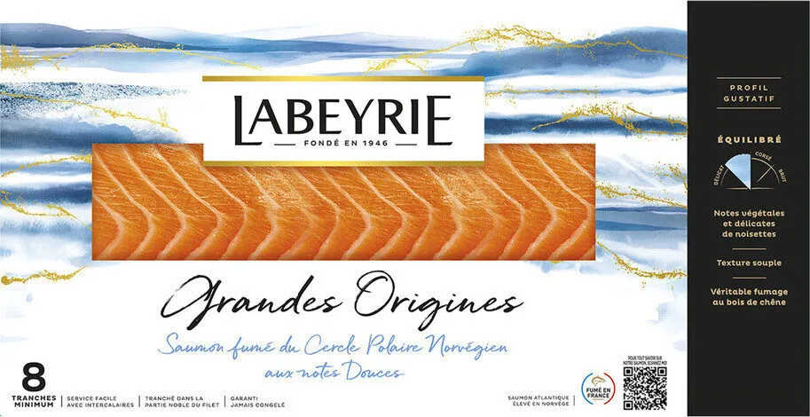 Saumon de Norvège fumé au bois de chêne